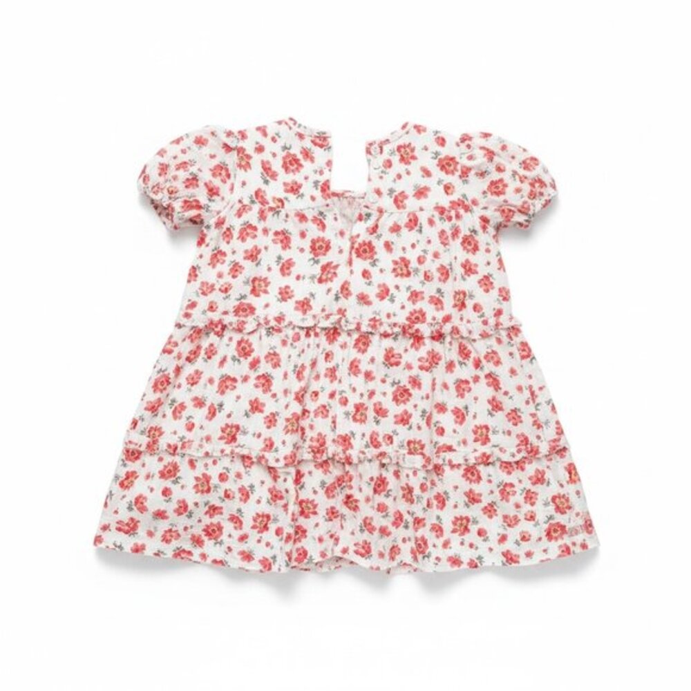 Ralph Lauren‎ 24M Floral Tiered Cotton Baby Dress